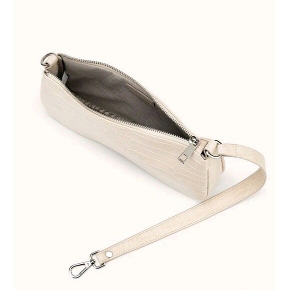 JW PEI Ivory Croc Eva Shoulder Handbag - Picture 3 of 9